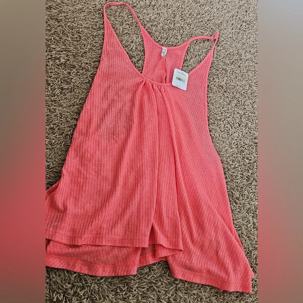 Free People Ribbed Racer Back Tank - Picture 3 of 3